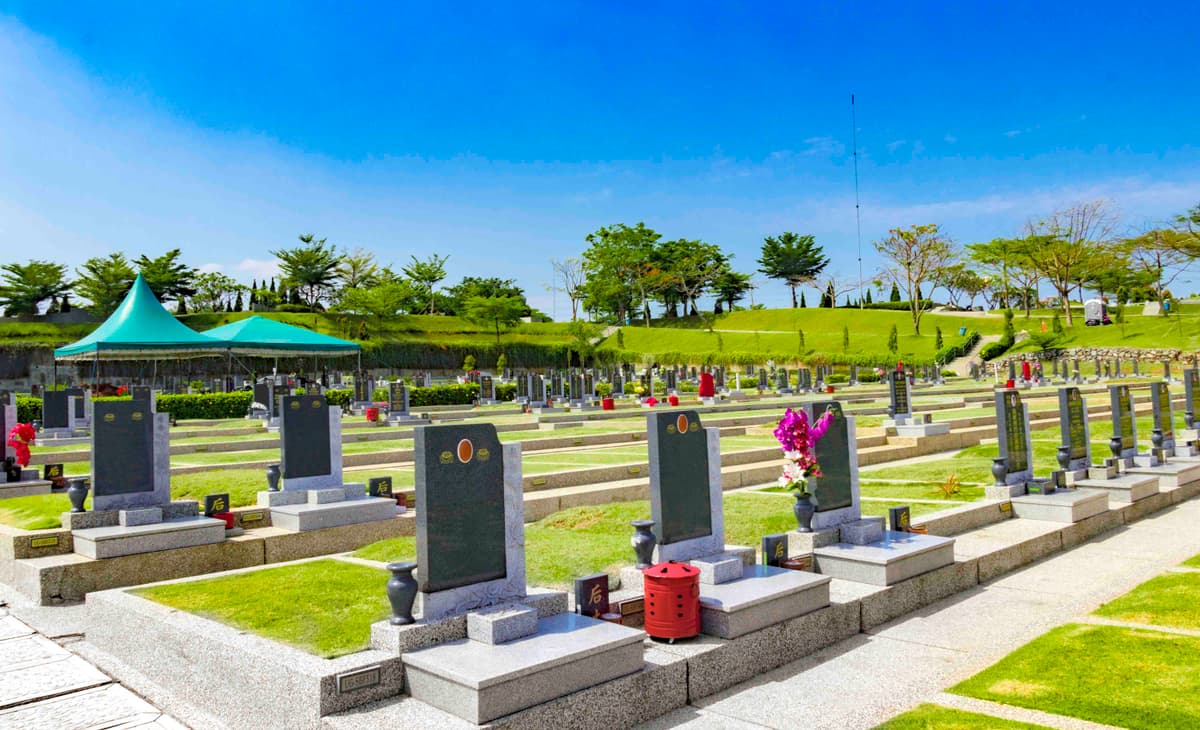 Area kavling pemakaman Tangerang Lestari — lingkungan asri dan tenang